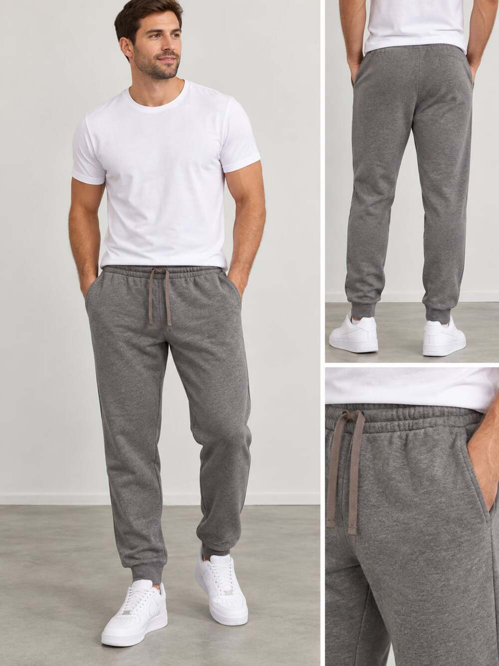 Tek Gear Jogger Size XXL Gray Ultrasoft Fleece Sweatpants